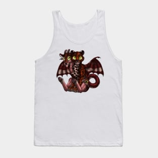 Chimera Cubs: Red Leopard Tank Top